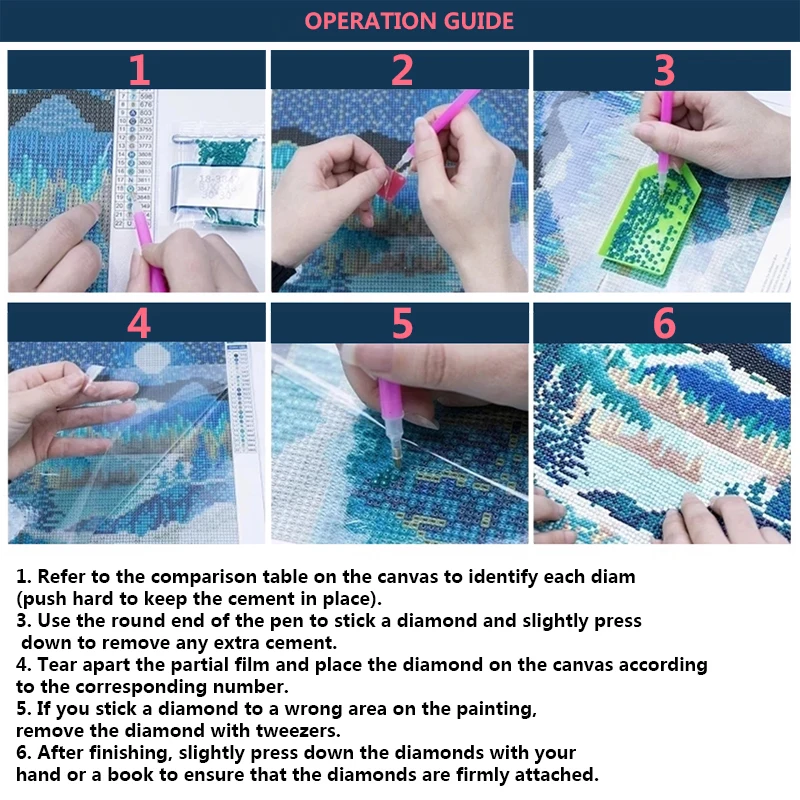DIY 5D Diamond Painting Full Round/Square Rhinestone Mosaic Beach Landscape Diamond Embroidery Picture Resin Home Decor Gifts diamond painting,diamond painting accessories
