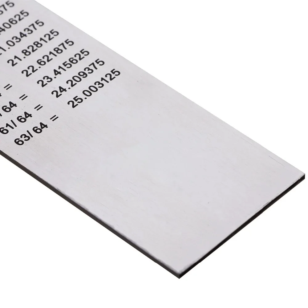 Stainless Steel Ruler Set Drawing Ruler Straight Ruler Metal Ruler 15cm 20cm 30cm