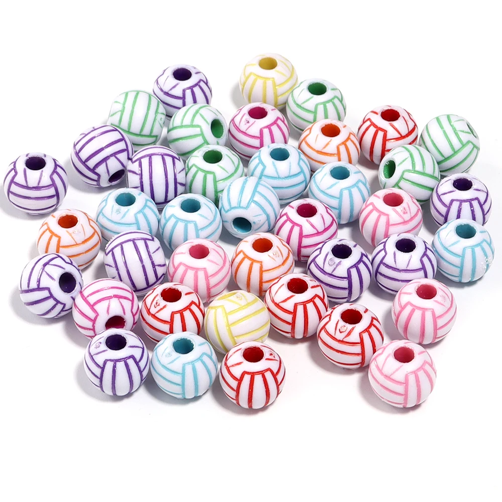 Bulk Acrylic Sports Ball Charms