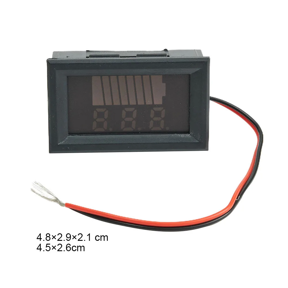 1 Pcs 12V-72V 자동차 해양 오토바이 디지털 전압계 전압 측정기 배터리 게이지 전압계 테스터 모니터 전동 공구