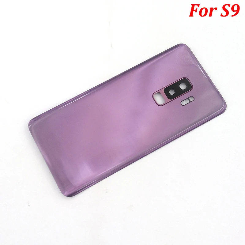 Enhanced Glass Rear Housing Case with Camera Lens Frame - Back Battery Cover Replacement