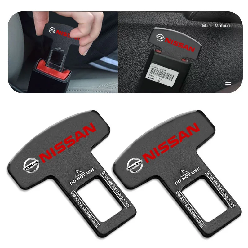 Car Safety Belt Buckle Clip Car Seat Belt Stopper Plug Accessories For Nissan J10 X Trail