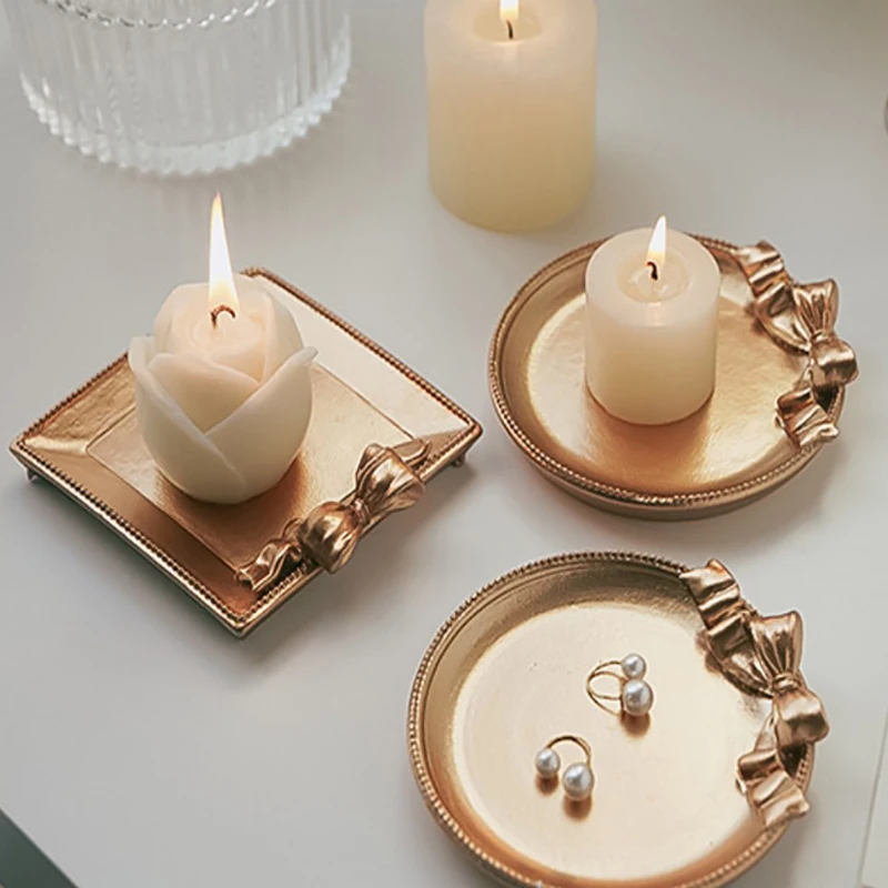 Aromatherapy Candle Holder Tray Decorative Candle Holder Tray 1pcs