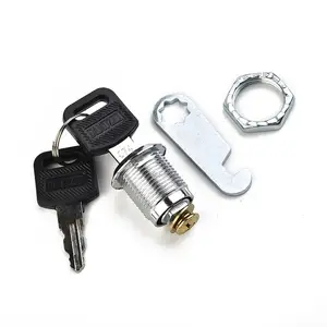 Homoyoyo 16 Sets Cam Lock Desk Locks for Drawers with Key Drawer