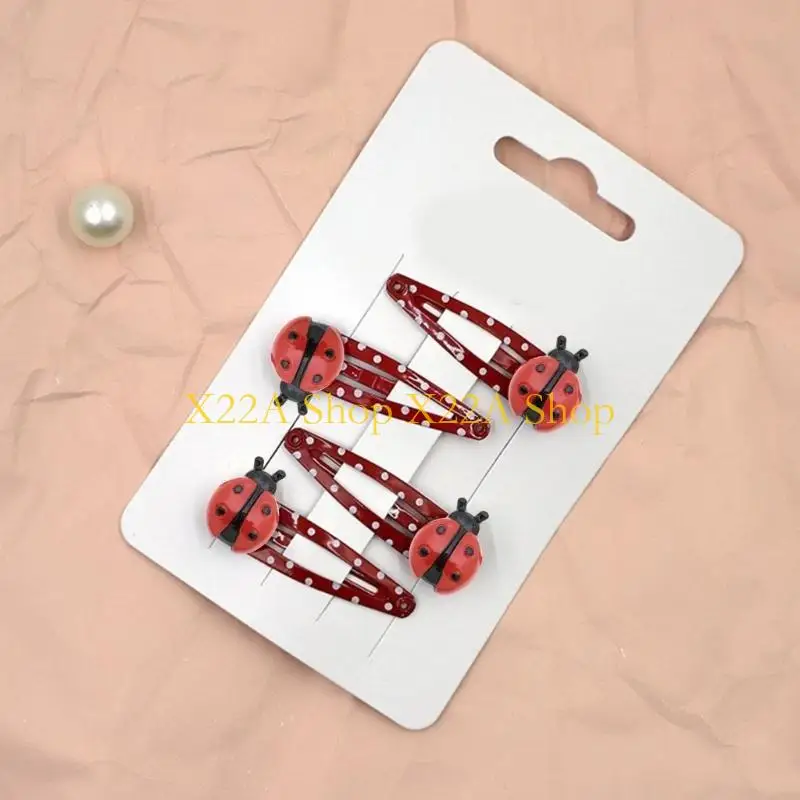 Lustige Marienkäfer Haarclips Für Damen Und Kinder Bunt_voghion.com