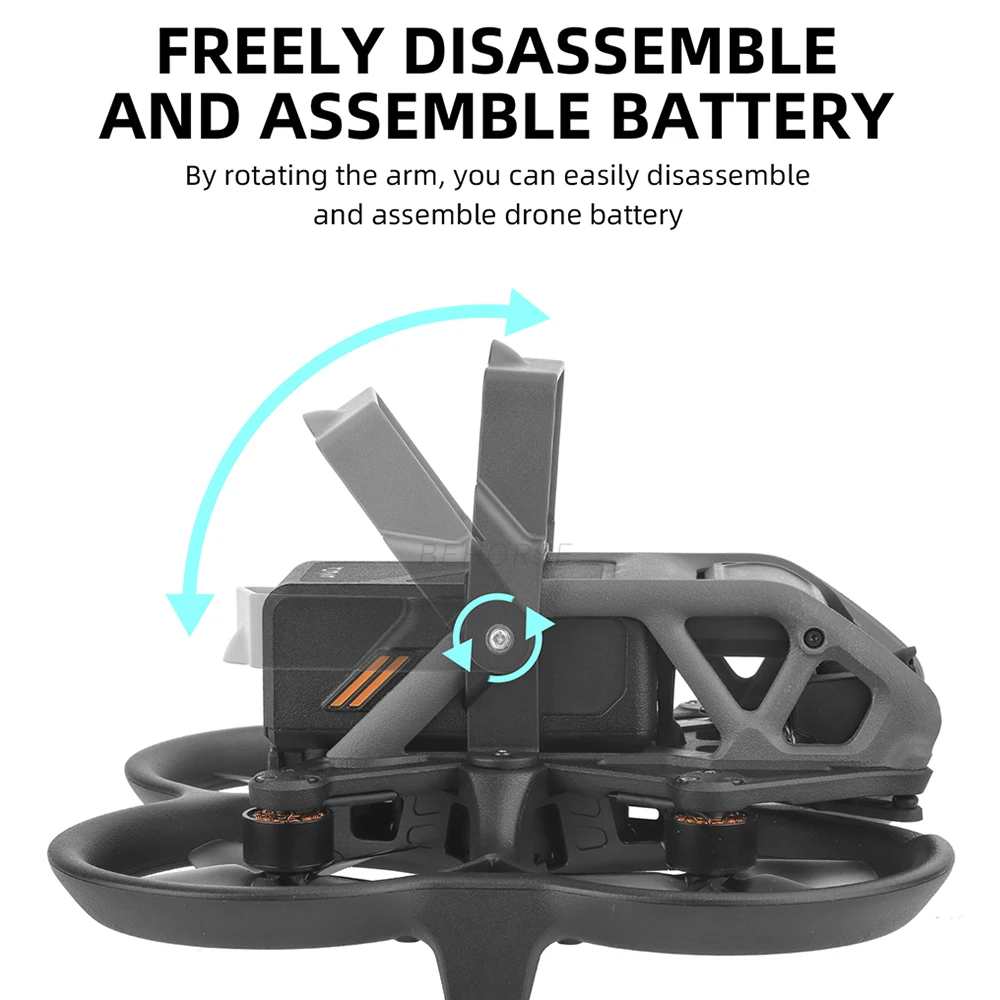 Battery Buckle for Avata Drone Anti-loose Fixer Holder Foldable Battery  Safety Protection Cover for DJI AVATA Accessory