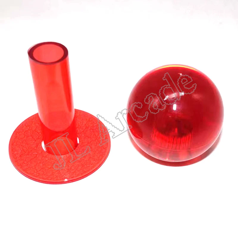 SANWA-아케이드 조이스틱 게임용 클리어 샤프트 커버, JLF-CD 샤프트 먼지떨이, 8Y.8YT DK 시리즈용 LB-35C 토볼, DIY
