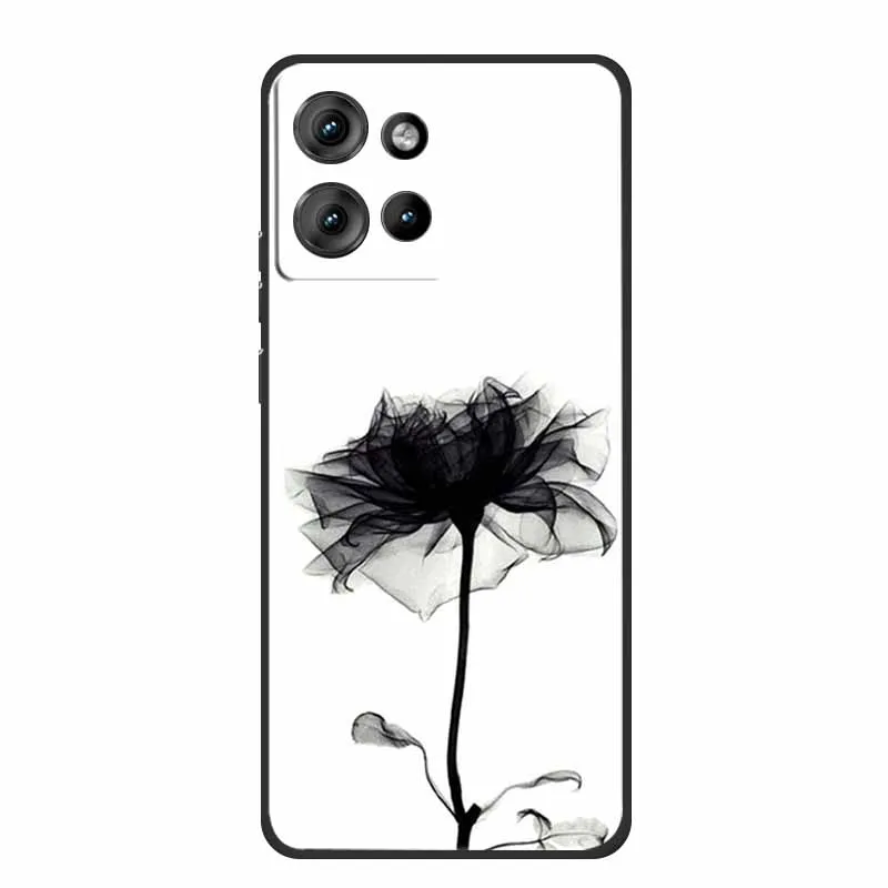 Sleek Black Shockproof TPU Silicone Phone Case - Soft Protective Back Cover 6.7 Coque