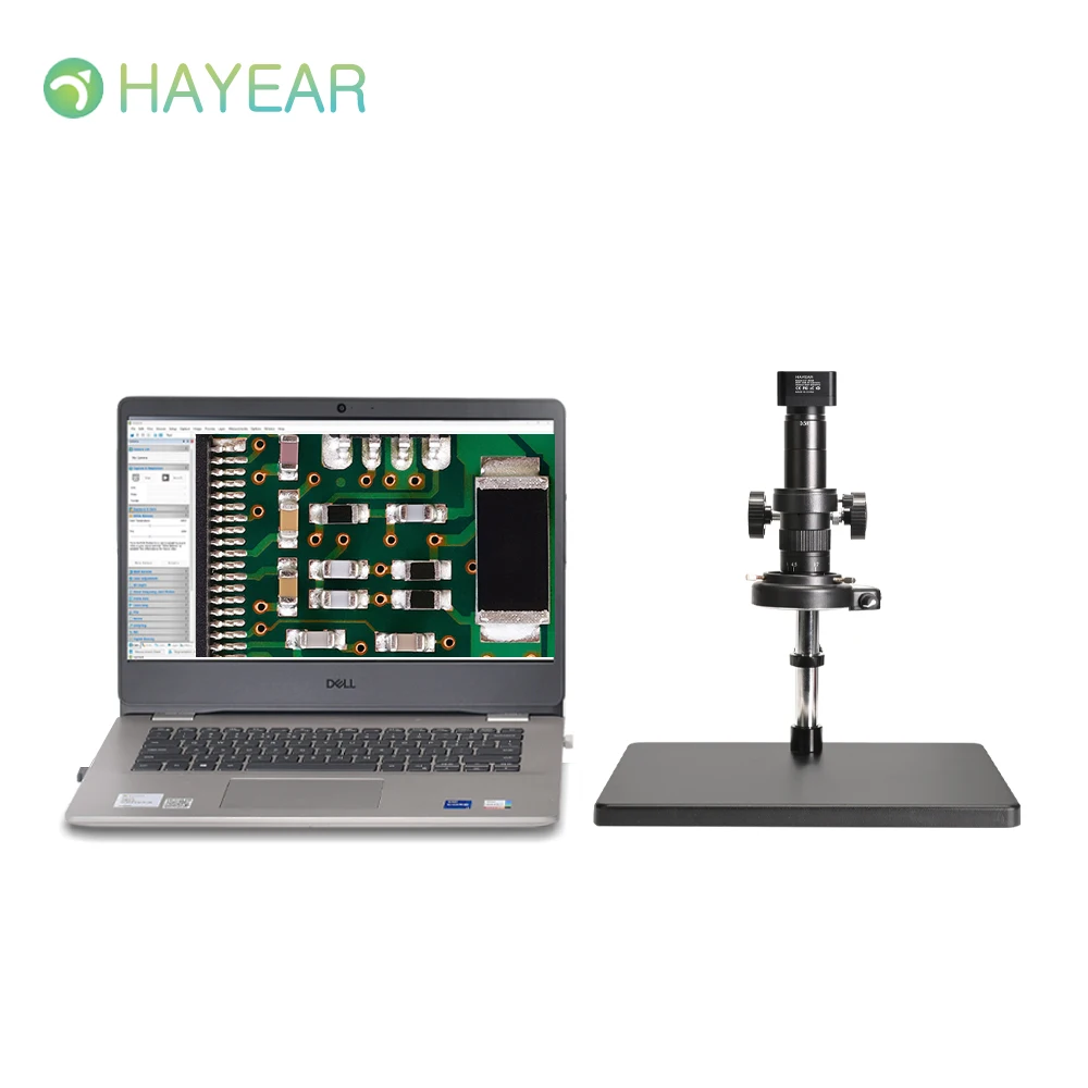 헤이어 8MP USB 카메라 HD  센서 IMX 현미경 카메라 UVC USB 측정 전자 디지털 아이피스 PCB 수리용