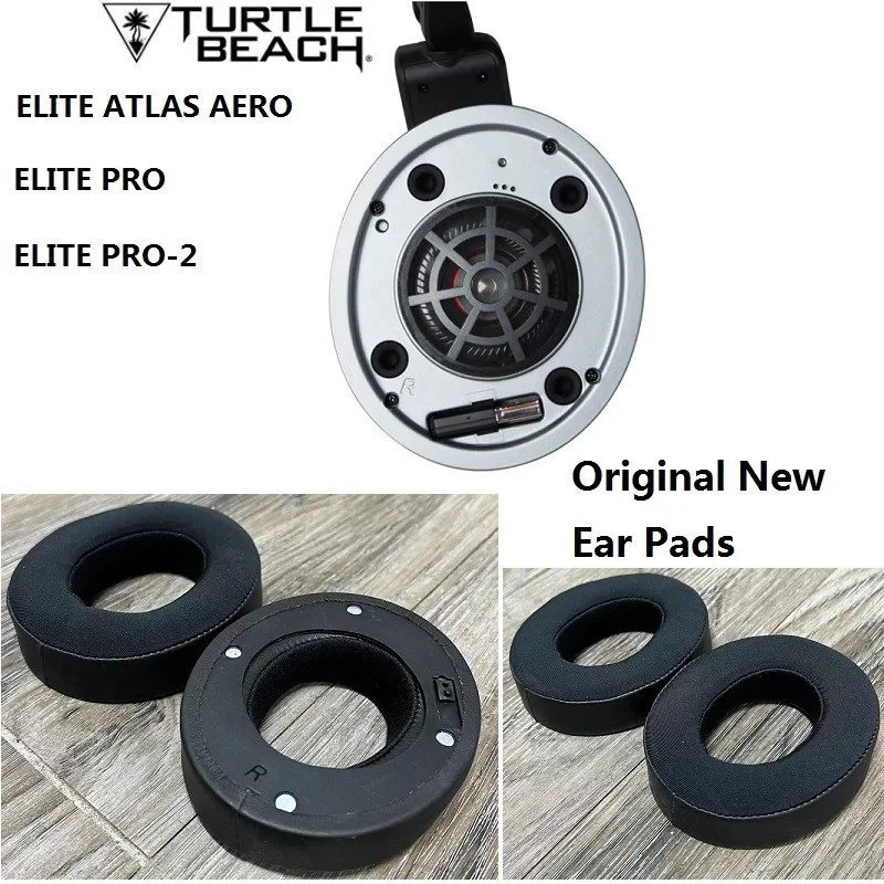 Original Ear Pads for Turtle Beach Stealth ELITE PRO/PRO-2/ATLAS AERO Headphones Replacement Ear Cups Ear covers Ear cushions