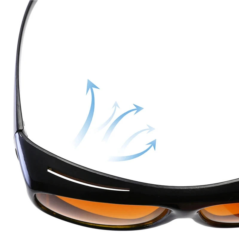 Car Night Vision Sunglasses For Driving Goggles Unisex Driver HD Night Day Driving Wrap Around Anti Glare Sunglasses Night Vision Sunglasses Driving Glasses Anti Glare Sunglasses