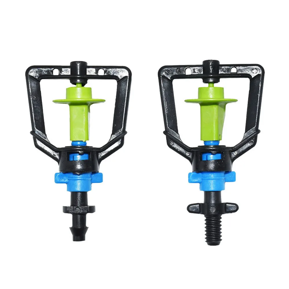 

360 Degrees Rotary Nozzle Threaded Connector Agriculture Greenhouse Inverted Suspension Spray Head 1/4" 20 Pcs