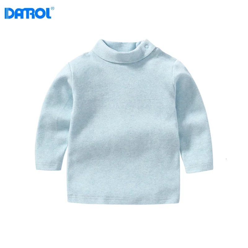 Children's Winter Cotton Turtleneck Bottoming Shirt Underwear Girls Boys Children's Clothes
