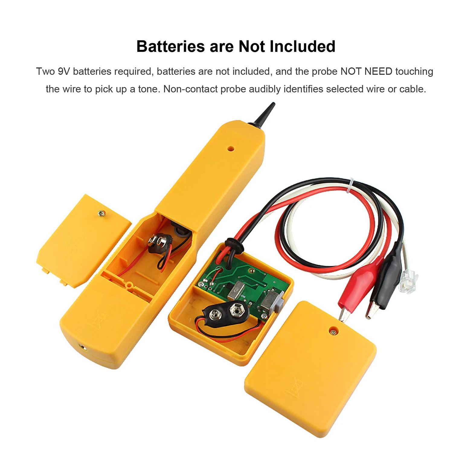 Advanced Wire Tracer and Tone Generator Kit - Cable Detector and Continuity Tester
