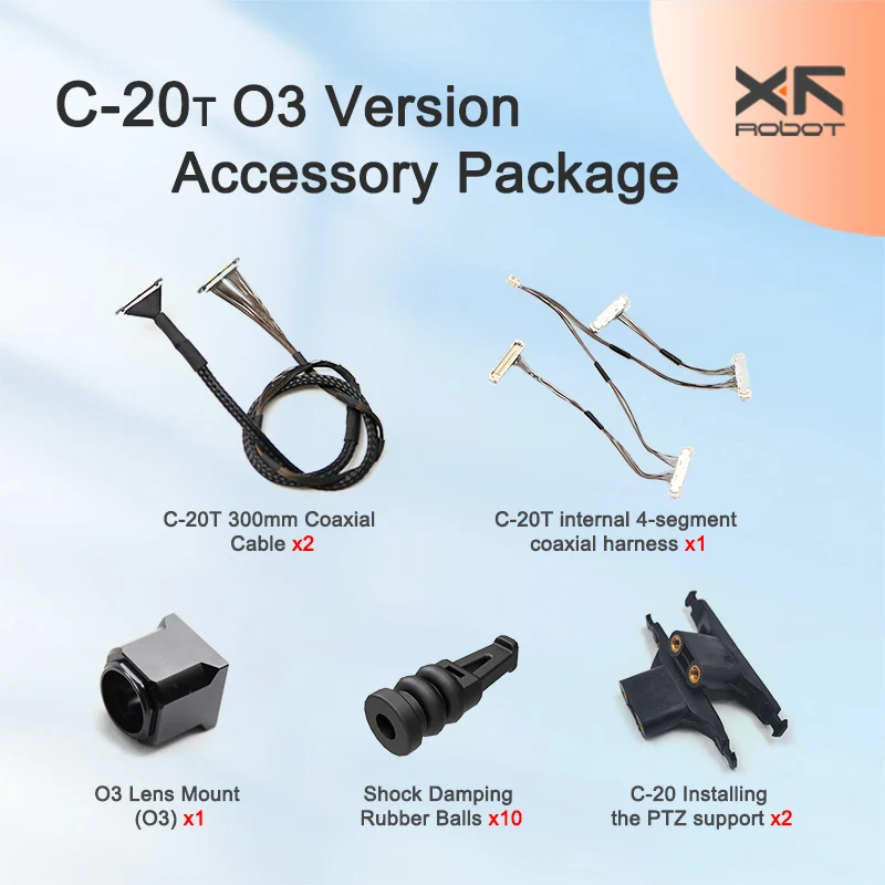 XF-C-20T 3Axis Gimbal FPV for DIY RC Drone Camera support head chase control Mavlink Sbus
