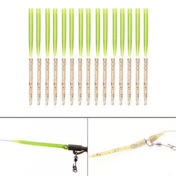 30/50/100pcs Anti Tangle Hook Sleeves Aligner Positioner Tubes Carp Fishing Rig Anti Sleeves Terminal Carp Fishing Accessories 2