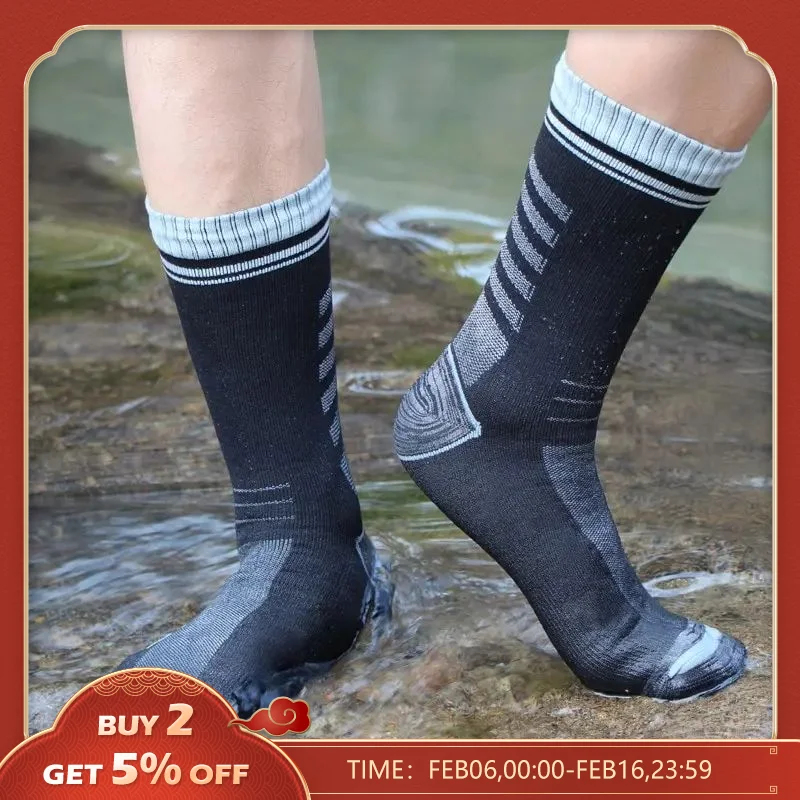 Calzini Impermeabili All'Aperto Uomo Donna Per Lo Sport Escursionismo Wading Campeggio Trekking Sci Invernale Calzino Calzini Impermeabili Traspiranti