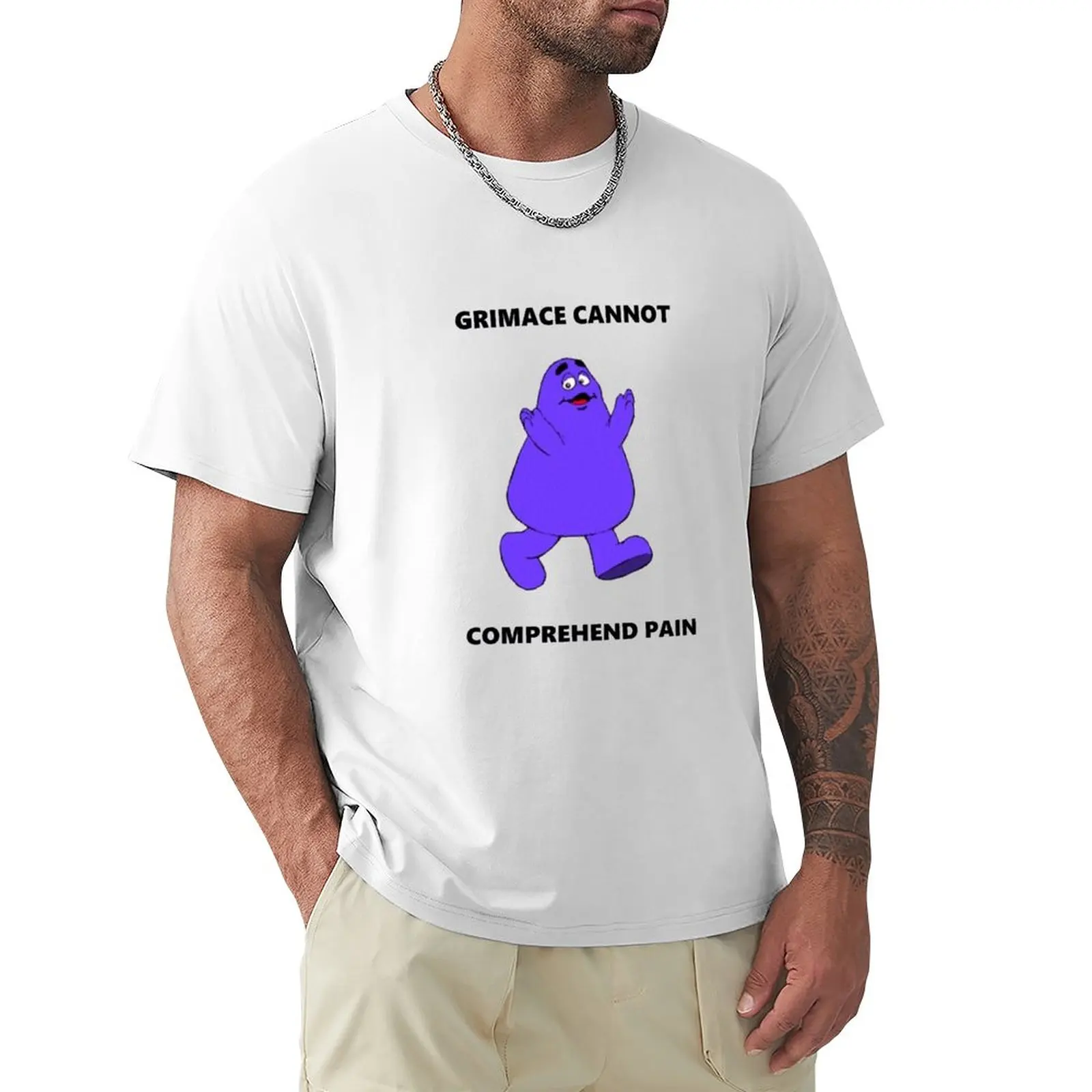 

GRIMACE CANNOT COMPREHEND PAIN T-Shirt sublime t shirt T-shirt short mens clothing