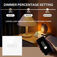 BSEED Wifi Dimmer Wall Light Switch 1/2/3Gang Smart Touch Switch Function Base Glass Front Panel DIY Parts Free Combination - Image 3