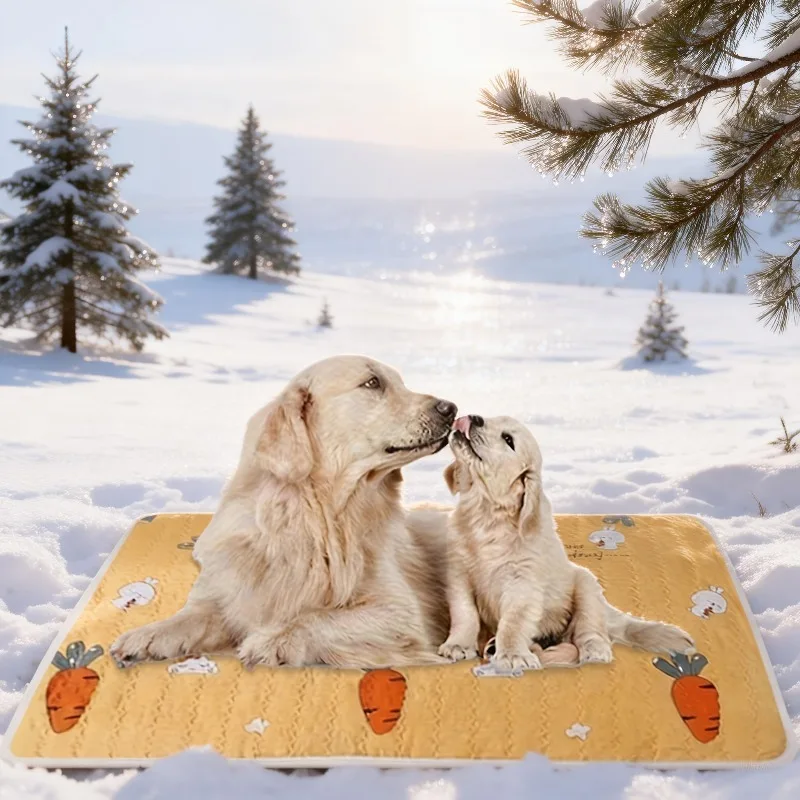 2PCS Washable Reusable Cat And Dog Urine Pads For Daily Use By Cats And Dogs Floor Mats Dog Cages Garden Picnics All Seasons_voghion.com