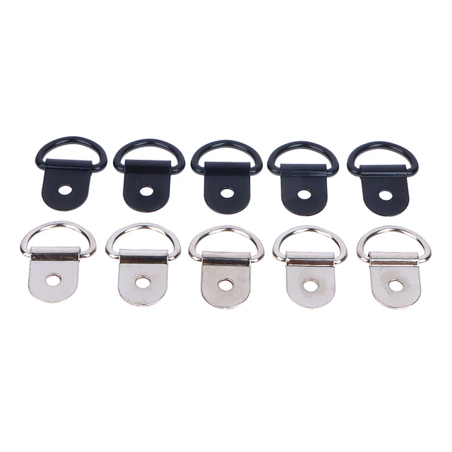 6/10Pcs Universal Single Stud Fitting Heavy Duty Tie Down Anchor Quick Hook  Spring Bolt with Round Ring Trailer Fixing Ring - AliExpress