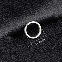 Titanium Alloy Quick Release Keychain with Mini Clasp and Hanging Buckle (18mm)