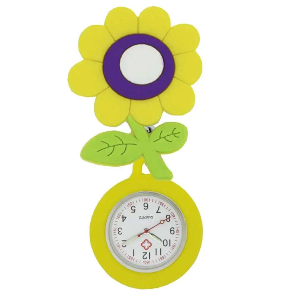 Cartoon Animal Nurse Pocket Watch 3D Soft Glue Doll Cute Nurse Hanging Watch Medical Doctor Pendant Pocket Watches Wholesale