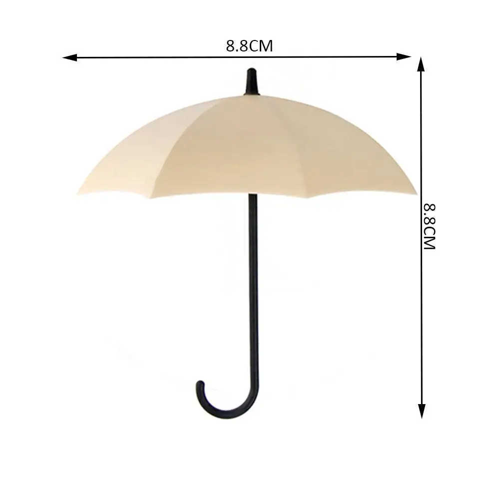 Storage Rack Storage Shelf Storage Cart Cute Umbrella Shaped Hooks No-Punch Wall Hooks Kitchen Bathroom Coat Rack Key Organizer Home Storage Shelf