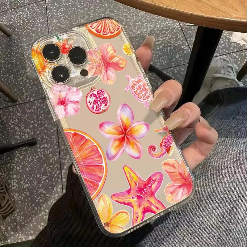 Summer Marine Seafood Design Phone Case Cover