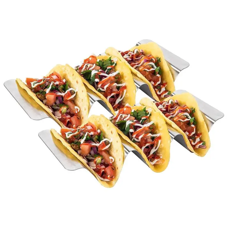 

Taco Stand Professional Dishwasher Taco Shell Holders Tray Taco Stand Rack Safe Taco Tray Plates Stand For Grill And Oven