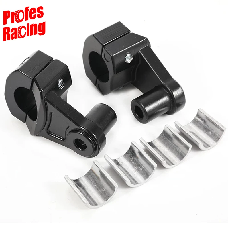 

For KTM CRF 28/22mm Handlebar New Pair Universal Motorcycle HandleBar Front Handle Fat Bar Mount Clamps Riser Anodized Mount