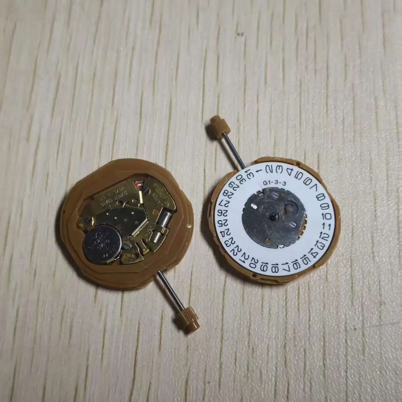 1/2PCS GM10 시계 쿼츠 무브먼트 날짜 표시 기능(3/6시 방향) MIYOTA GM12 시계 3핸즈 수리 부품 교체용