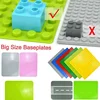Duploes Big Size Baseplate 16x16 Dots Bricks Assembly Plates Large Particles Animal Classic Figures Building Blocks Kid Toys 1
