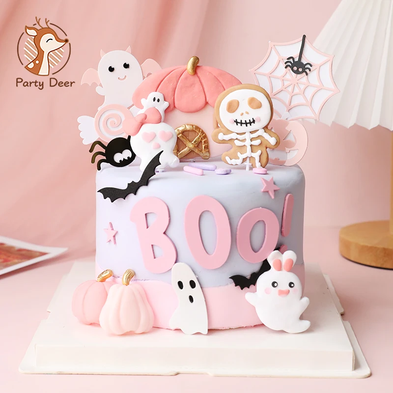 20 Stück Halloween-Hängewirbel – Niedliche Geister, Fledermäuse, 'Boo'-Deko Für Decke & Party