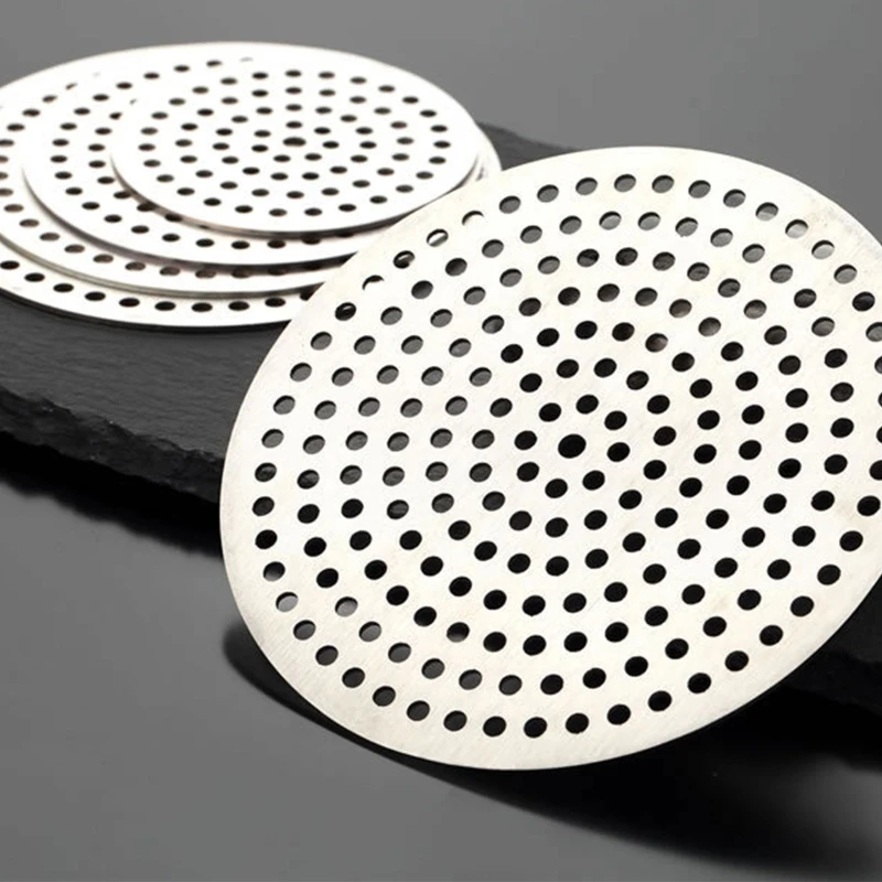 Round Drain Cover Bathroom Shower Hair Catcher Mesh Kitchen Sink Strainer Bathtub Drain Protector Stainless Steel