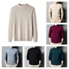 Autumn Winter Men's Cashmere Sweater Half Turtleneck Men Sweaters Knit Pullovers For male Youth Slim Knitwear Man Sweater 4