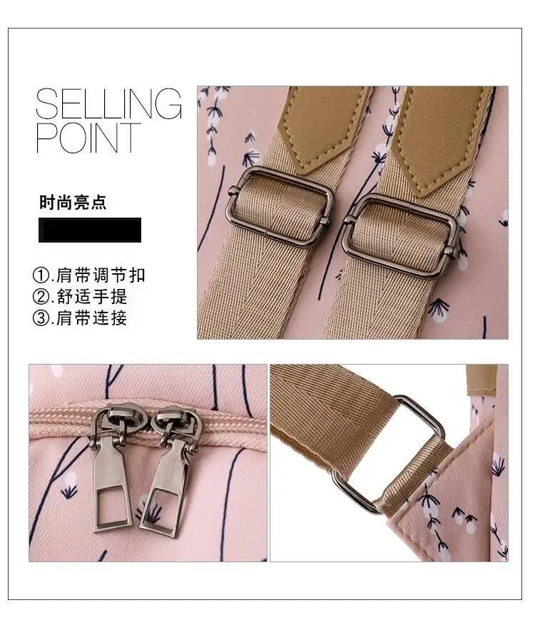 2025 neueste Outdoor Casual Rucksack Multi-verwenden Einzelnen Schulter frauen Taschen Süße Gedruckt Oxford Tuch frauen Rucksack – Detail 6