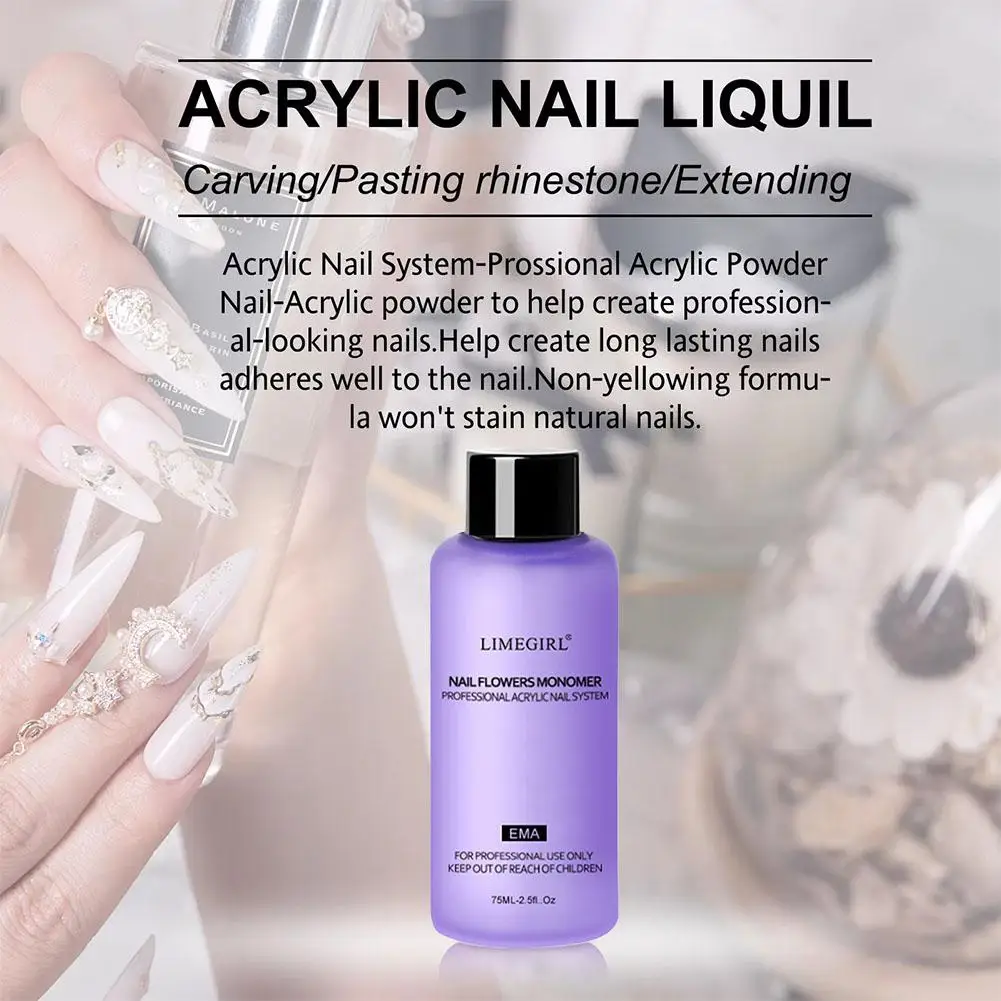 40ml Nail Cleansing Liquid Quick Dry Water Cleaning Liquid Monomer Crystal for Nails Art DIY Acrylic Powder Liquid Manicure 4