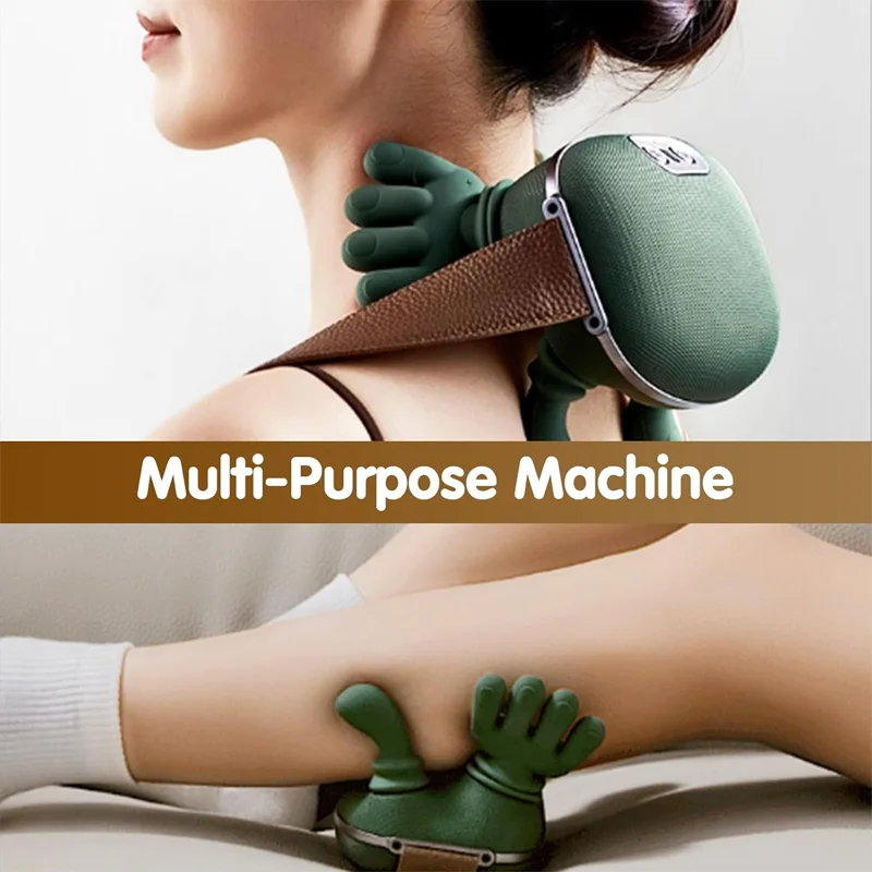 Neck And Shoulder Body Relaxation Massager Wireless Shoulder And Back Kneading Massage Shawl Trapezius Neck Cervical Masajeador_voghion.com