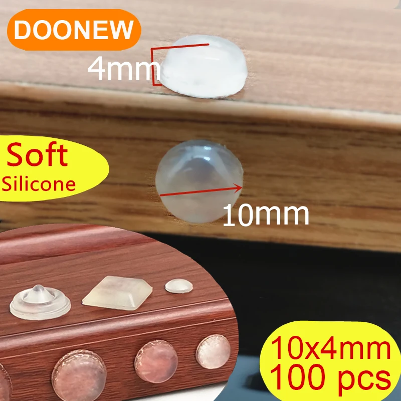 

Самоклеящиеся круглые силиконовые бамперы, мягкие прозрачные черные противоскользящие подушечки для ног, демпфер от 18 до 100 зерен/упаковка