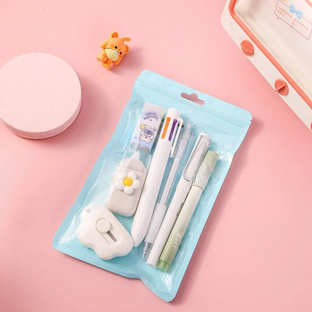 Stationery Set Learning Cartoon Pencil Eraser Correction Tape Ball-point Pen School Office Writing Supplies Gift stationery gift box,pencil school supplies,writing pencils set,stationery set