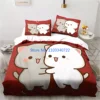 Bubu Dudu Cartoon Cute Bear Kawaii  Duvet Cover Set 3D Print Comforter Cover Bedclothes for Boy Girl Bedding Sets Bedroom Decor 5