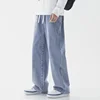 Men's New Business Straight Jeans Stretch Breathable Soft Spring Summer Casual Denim Trousers Korean Fashion Classic Male Pants