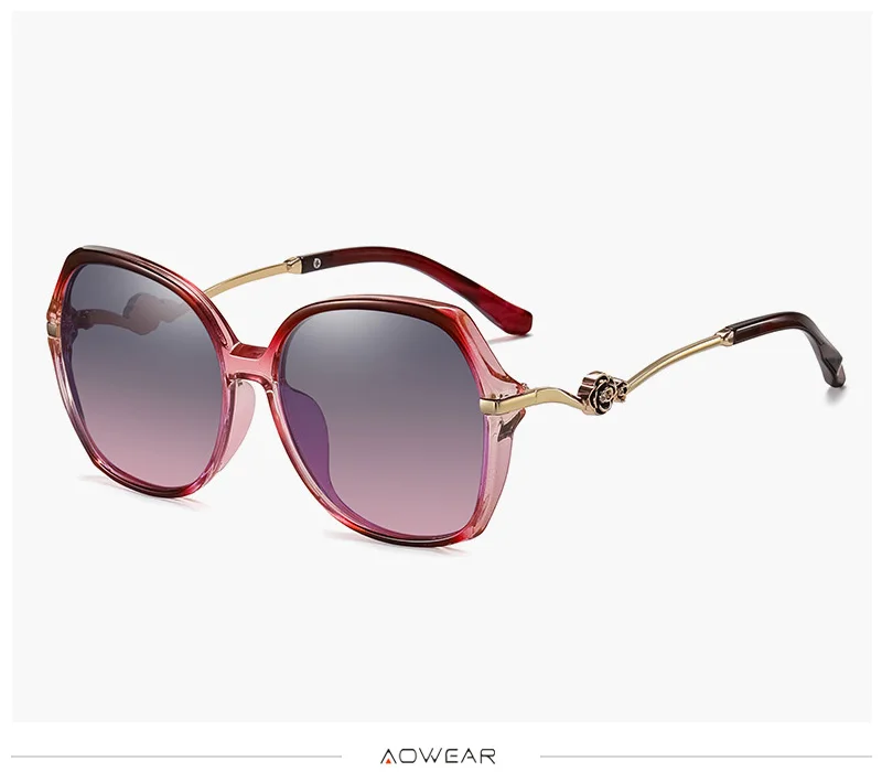 Oversized Sonnenbrille Für Damen Mit Polarisierten Gläsern_voghion.com