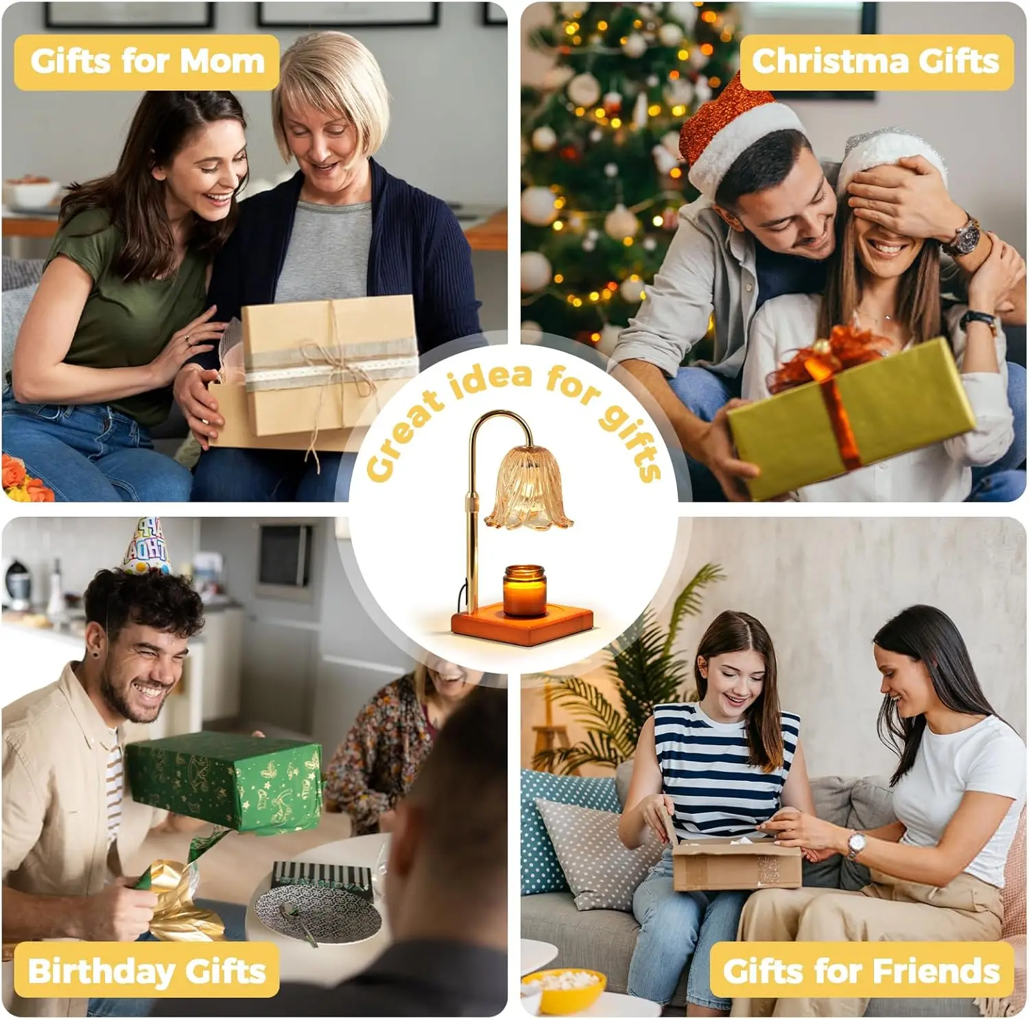 Fragrance Candle Warmer Lamp,Electric Candle Warmer with Timer,Mom Christmas Birthday Gifts for Women,No candles included Fragrance Candle Warmer Lamp,Electric Candle Warmer with Timer,Mom Christmas Birthday Gifts for Women,No candles included