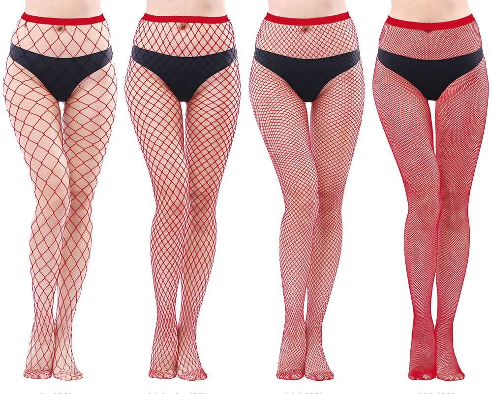 4 stücke Frauen Fishnet Strumpfhosen Super Elastische Mesh Net Strümpfe Gothic Strumpfhosen Party Club Dance Sexy Erotische Unterwäsche S M L XL Loch – Detail 13