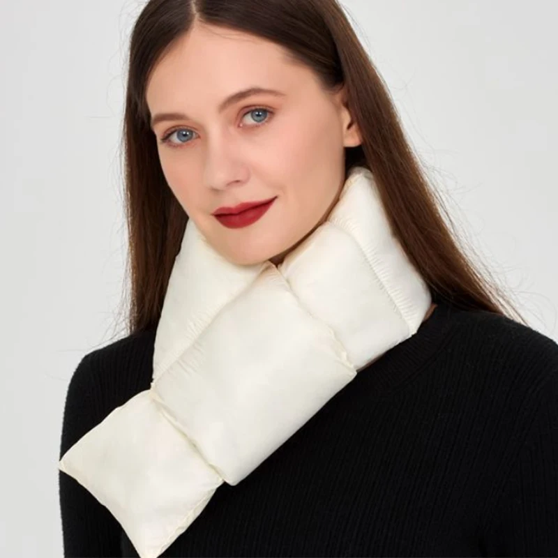 Waterproof Cloud Silk Cotton Outdoor Winter Thermal Warm Hiking Skiing Scarves Windproof Neck Warmer【A】
