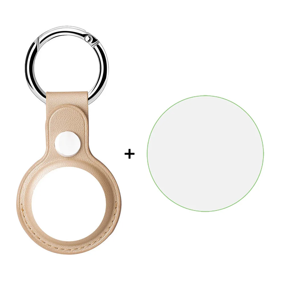2020 new For AirTags Cover  Leather Protection Anti-Lost Protective Case For Apple Locator Tracker Cover 