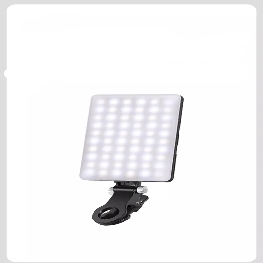 Mobile Phone Fill Light Rechargeable 3 Modes Adjustable Brightness LED Lamp Clip On For Mobile Phone Make Up Computer Fill Light