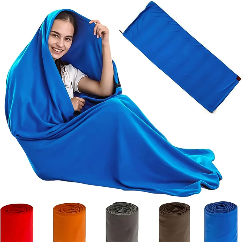 Fleece Sleeping Bag Portable Ultra-light Polar Travel Sheets for Adults Outdoor Camping Tent Bed Warm Sleeping Bag Liner sleeping bag